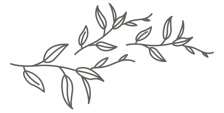 Decorative botanical branch