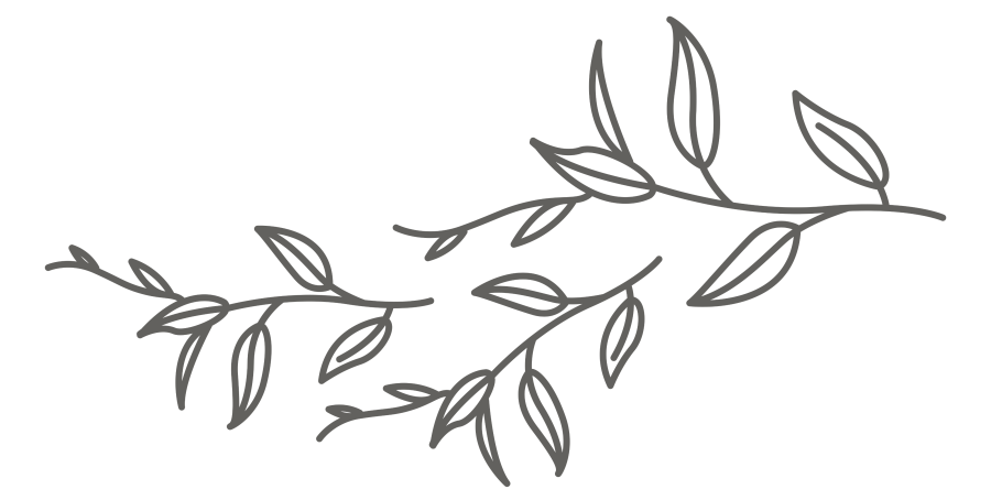 Decorative botanical branch
